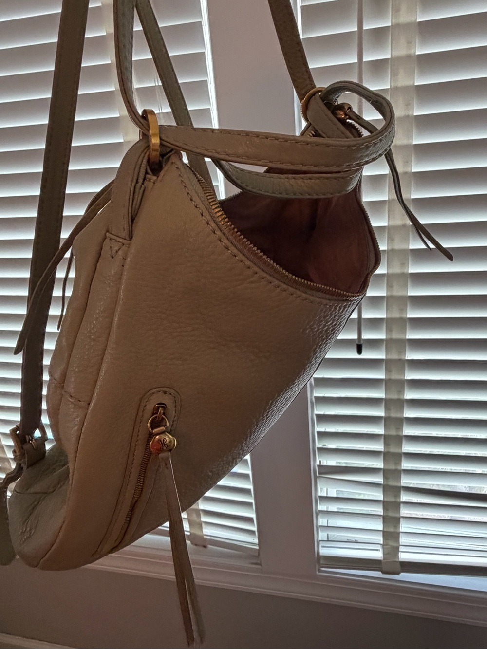 HOBO Leather Merrin Convertible Backpack and Shoulder Bag - Cactus Green - Picture 8 of 16